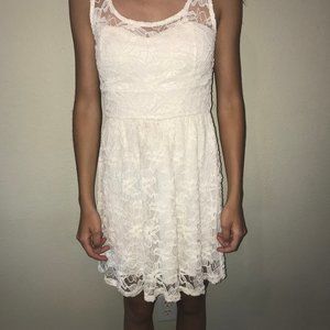 White lace dress